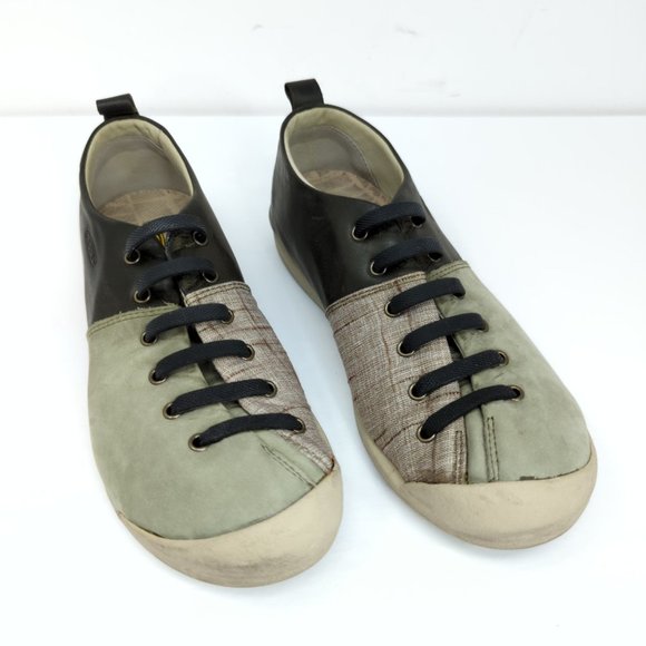 Keen Lower East Side Lace Up Black Gray Oxford Shoes Women’s Size 8 slip on - Picture 10 of 12